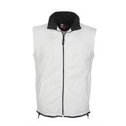 US Basic Houston Fleece Bodywarmer - white/black (BAS-904) MEDIUM - stock on hand