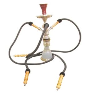 Hubbly Bubbly: Egyptian Shisha Pipe - Small 2-Way stainless steel (PIP002)
