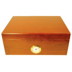 Cigar Humidor - Brown for 75 Cigars (HUM014)
