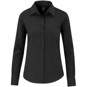 Elevate Sycamore long sleeve shirt - Ladies - black (ELE-4013)