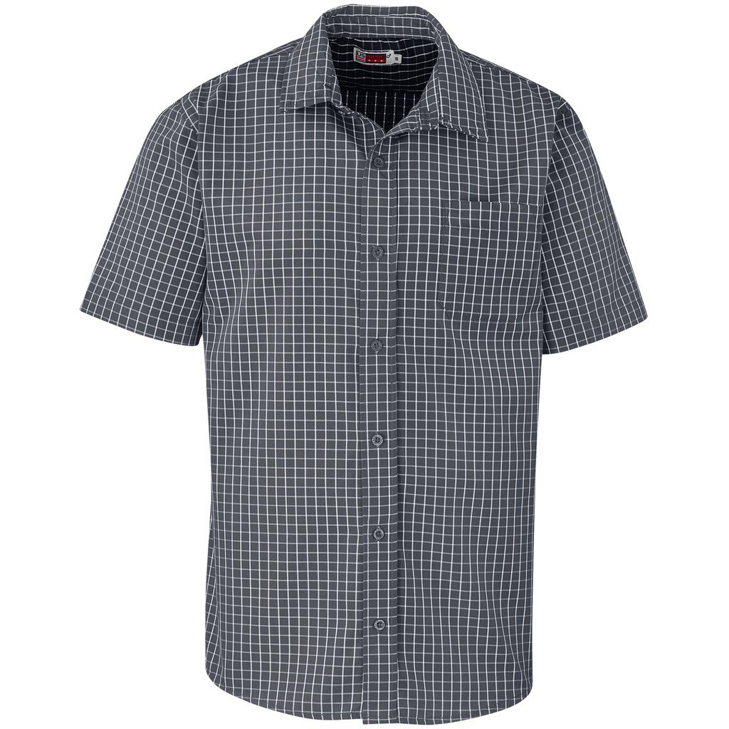 US Basic Aston short sleeve shirt - Mens - grey (BAS-3418)