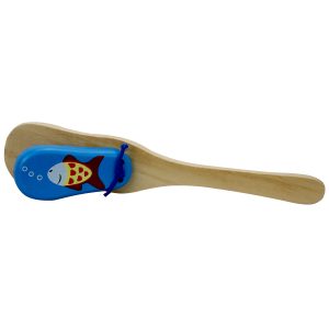 Painted Castanet On Handle (100301)
