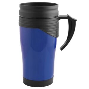 Plastic travel mug - blue (P803E)