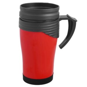 Plastic travel mug - red (P803R)