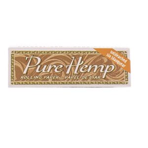 Pure Hemp standard rolling papers unbleached - 1x25 (PHUS)
