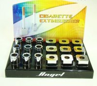 Cigarette glow killer - nickel, matte, square - stock on hand