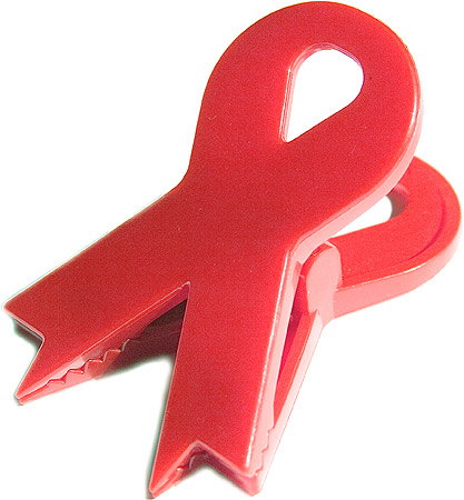 Magnet Clip - Aids Ribbon (P863R) - stock on hand