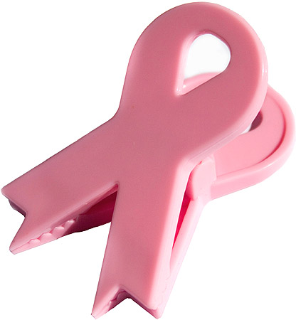 Magnet Clip - Cancer Ribbon (P863P) - stock on hand