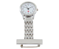 Metal Nurse Watch - Silver (WT467WS)