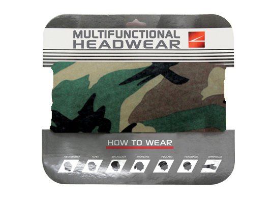 Multifunctional Headwear - camo green - stock on hand