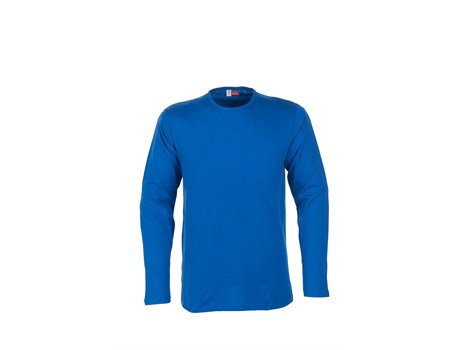 US Basic Long Sleeve Portland T-shirt - Mens - royal blue (BAS-800)