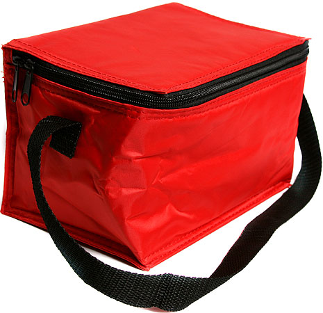 PVC 6-can Cooler - red (P808R)
