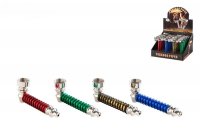 Rasta Pipe - with spring (Pipe8515)