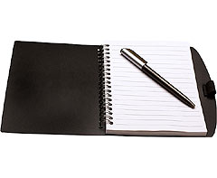 Sketch Pad and Pen - black (ST241B)