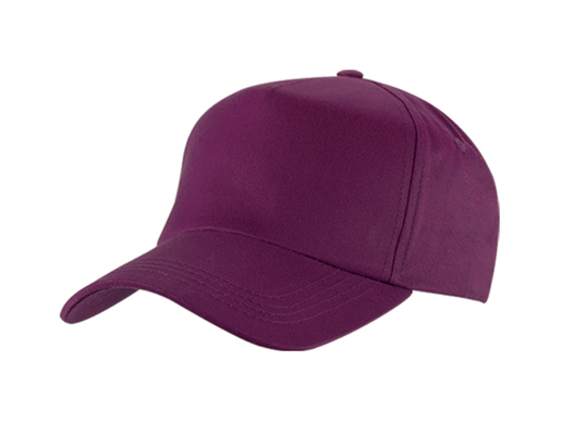 Superior 5 Panel Cap - burgundy