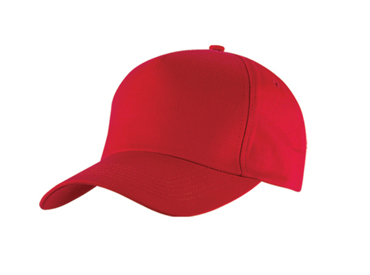 Superior 5 Panel Cap - red