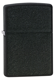 Zippo Lighter: Black Crackle (ZP236)