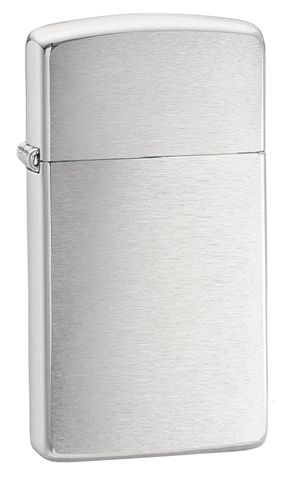 Zippo Lighter: Slim brush chrome (ZP1600)