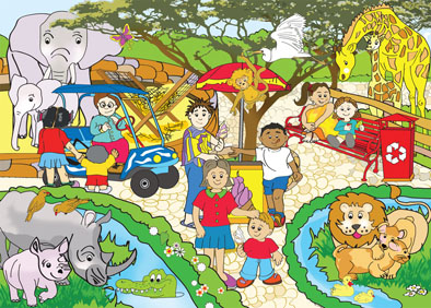 Zoo (12pc Puzzle) (RGSW1600)