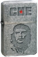 Zorro Lighter: Antique silver "Che"