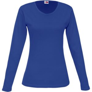 US Basic Long Sleeve Portland T-Shirt - Ladies - blue (BAS-7750)
