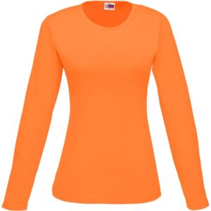 US Basic Long Sleeve Portland T-Shirt - Ladies - orange (BAS-7750)