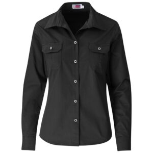 US Basic Long Sleeve Wildstone Shirt - Ladies - black (BAS-7763)