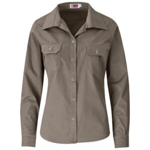 US Basic Long Sleeve Wildstone Shirt - Ladies - khaki (BAS-7763)
