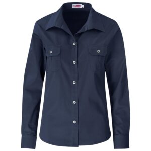 US Basic Long Sleeve Wildstone Shirt - Ladies - navy (BAS-7763)