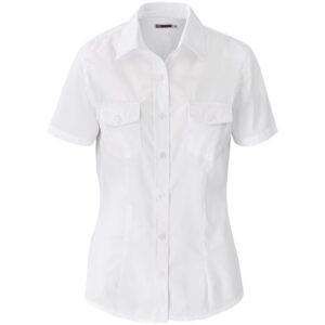US Basic Short Sleeve Kensington Shirt - Ladies - white (BAS-7757)