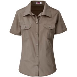 US Basic Short Sleeve Wildstone Shirt - Ladies - khaki (BAS-7761)