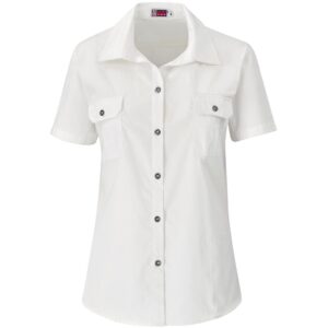 US Basic Short Sleeve Wildstone Shirt - Ladies - white (BAS-7761)