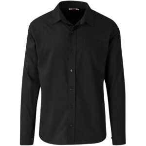 US Basic Long Sleeve Kensington Shirt - Mens - black (BAS-7758)