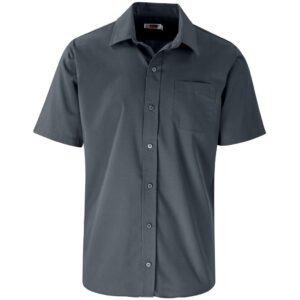 US Basic Short Sleeve Kensington Shirt - Mens - grey (BAS-7756)