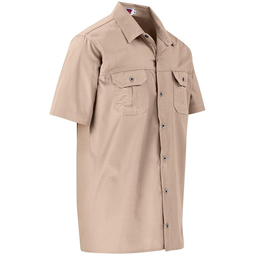 US Basic Short Sleeve Wildstone Shirt - Mens - stone (BAS-7760)