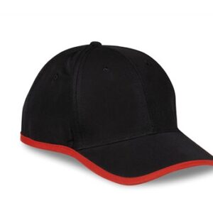 US Basic Soho 6 Panel Cap - red (CAP-1066)