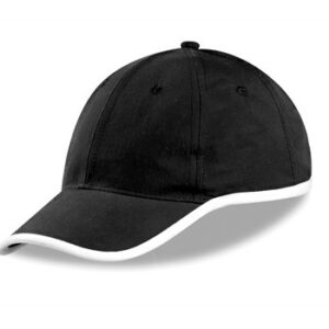 US Basic New Jersey 6 Panel Cap - black (CAP-1009)