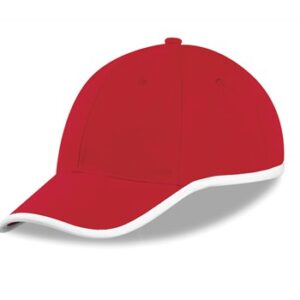 US Basic New Jersey 6 Panel Cap - red (CAP-1009)