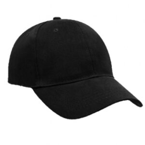 Classic 6 Panel Cap - black