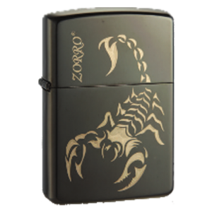 Zorro Lighter: HP Gun Metal Scorpion