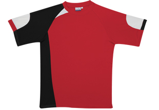 Altitude Tri-T T-shirt - red/black/white - SMALL - stock on hand