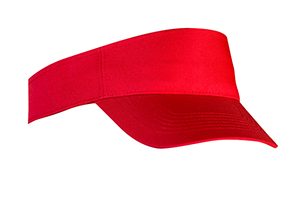 Altitude basic sun visor - red
