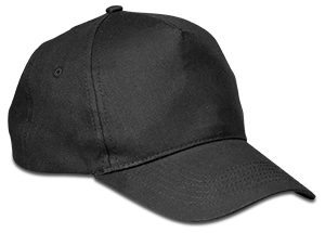 Altitude Brooklyn 5 panel cap - black