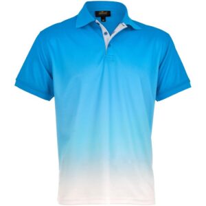 Altitude Dakota Golf Shirt - Mens - aqua