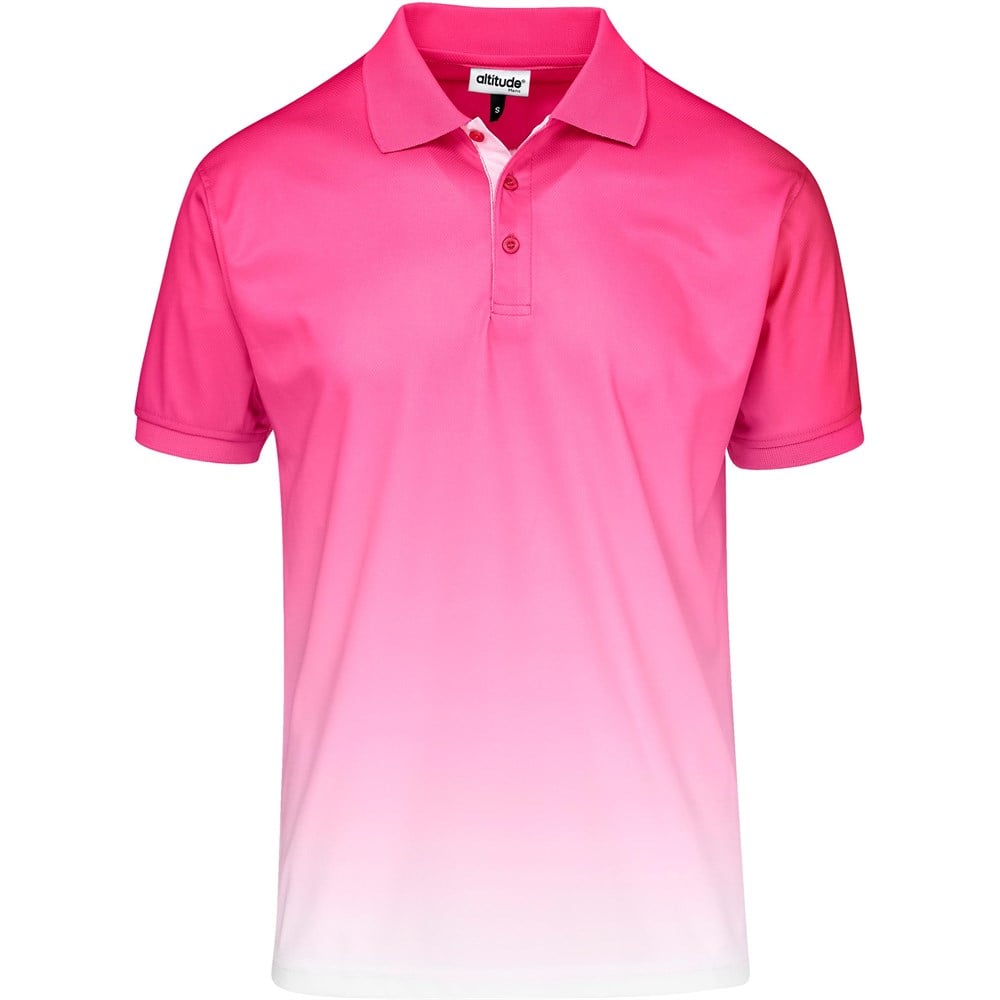 Altitude Dakota Golf Shirt - Mens - pink
