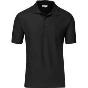 Altitude Basic Pique Golf Shirt - Mens - black