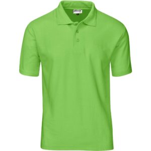 Altitude Basic Pique Golf Shirt - Mens - lime