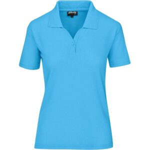 Altitude Basic Pique Golf Shirt - Ladies - cyan