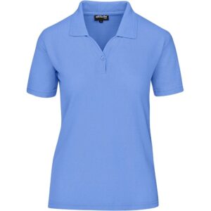 Altitude Basic Pique Golf Shirt - Ladies - light blue
