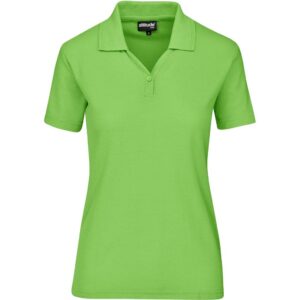 Altitude Basic Pique Golf Shirt - Ladies - lime